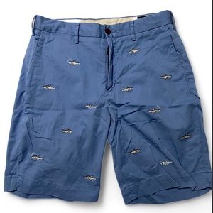Polo Ralph Lauren Stretch Classic Fish Embroidered Shorts Men’s 31